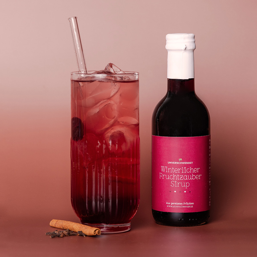 Winterlicher Fruchtzauber Sirup 0,25l Winterlicher Fruchtzauber Sirup 0,25l