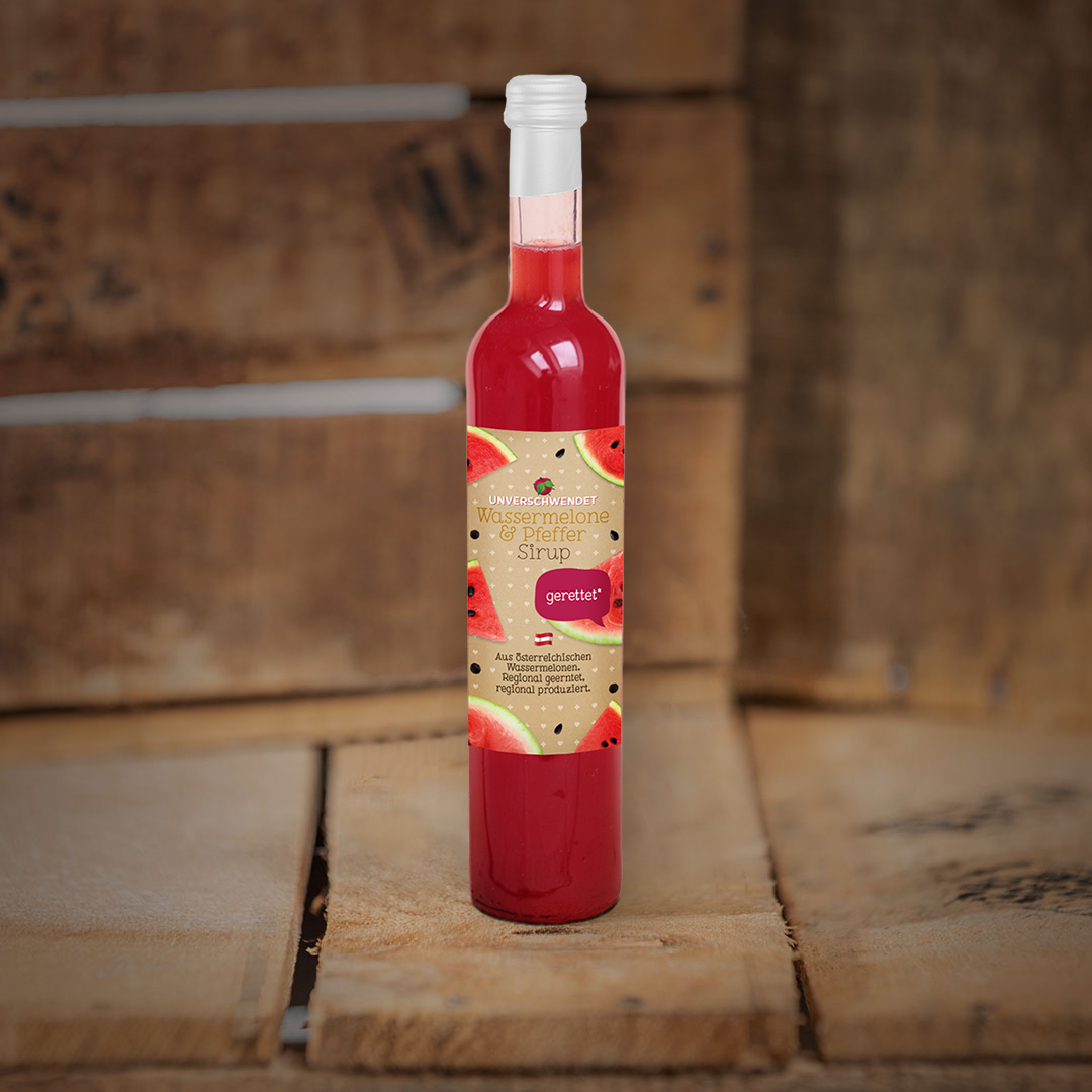 Wassermelone & Pfeffer Sirup 0,5l