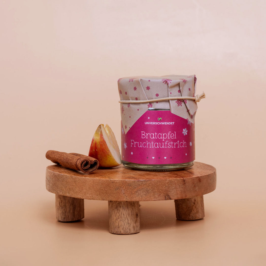 Bratapfel Fruchtaufstrich (Vorderansicht) Bratapfel Fruchtaufstrich