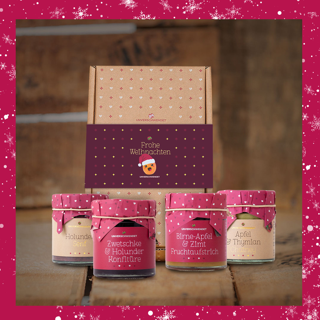 Fruchtiges Allerlei Weihnachten lila