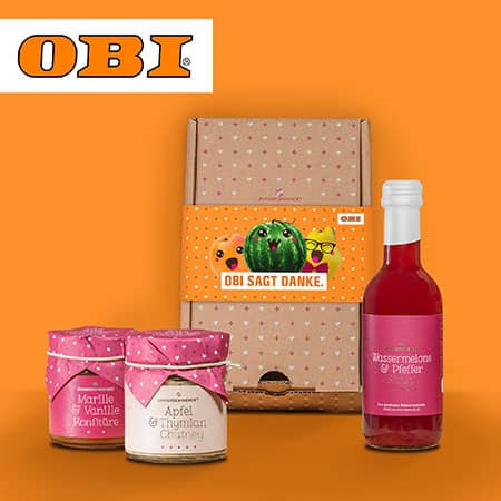 Unverschwendet Testimonial Produkte von Obi.