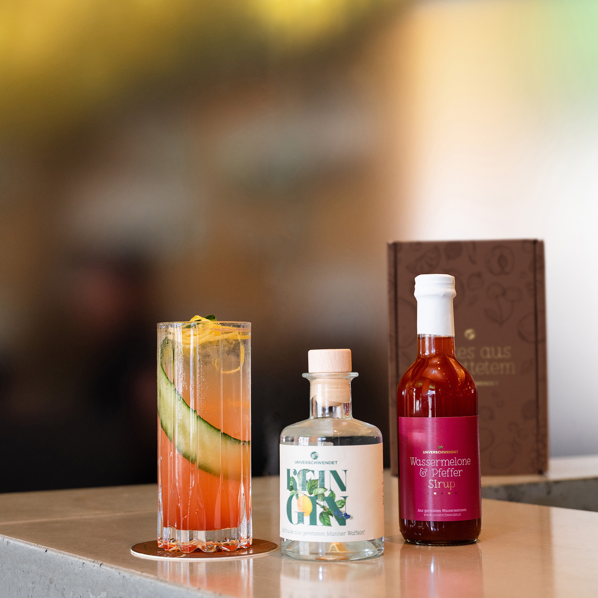 Geschenkbox Gin o'clock Sommergefühle Geschenkbox Gin o'clock Sommergefühle