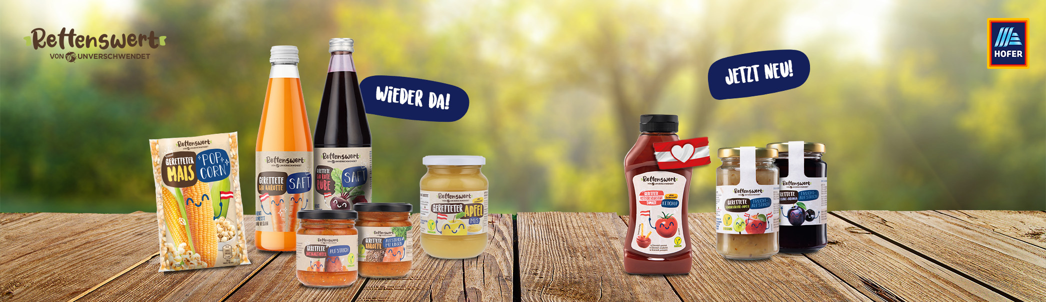 Premiere: Das Rundum Österreich RETTENSWERT Ketchup bei HOFER