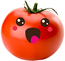 Unverschwendet_Tomate_200px Comic Frucht Tomate