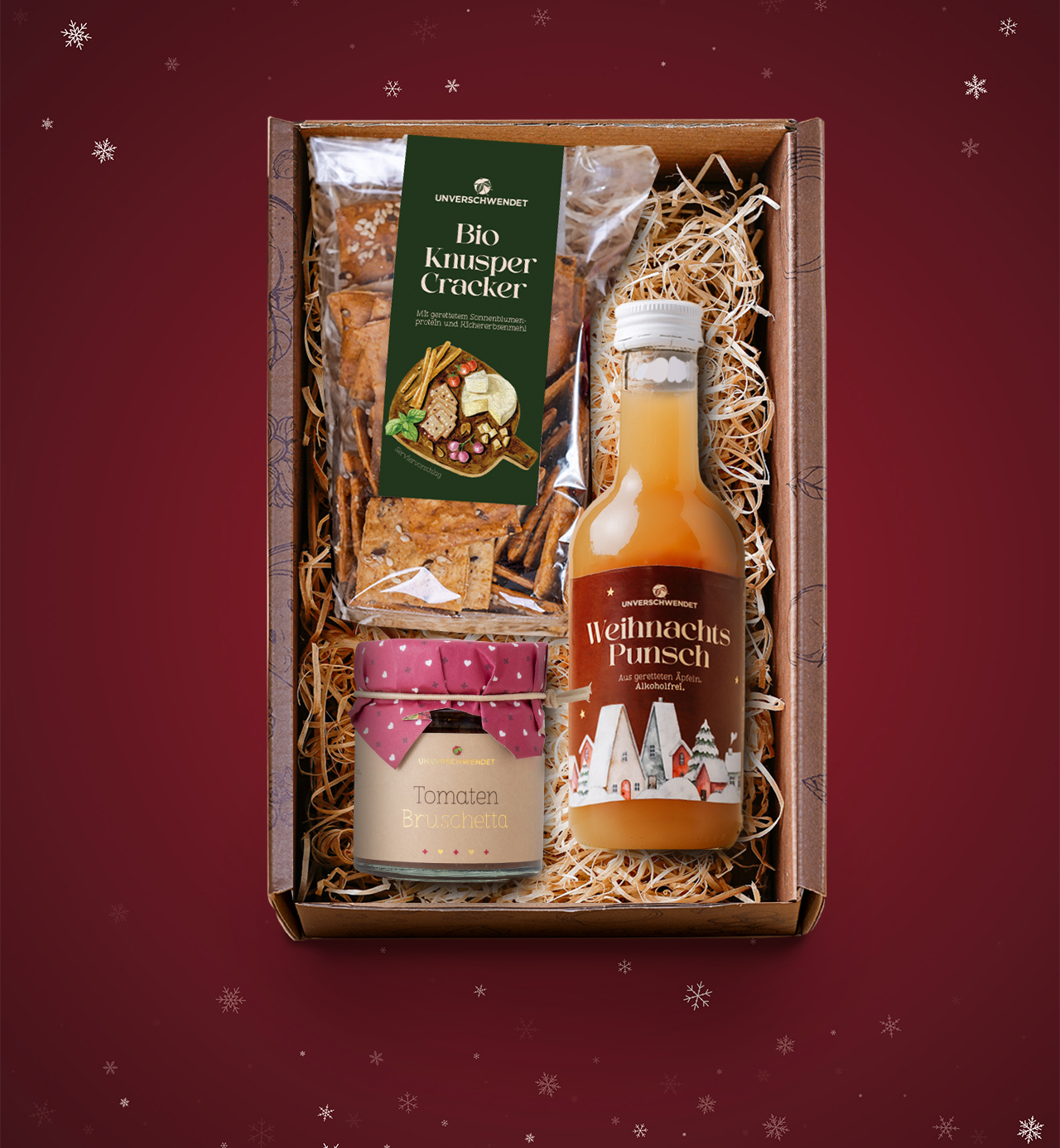 Geschenkkarton Knabberspaß & Punschzeit