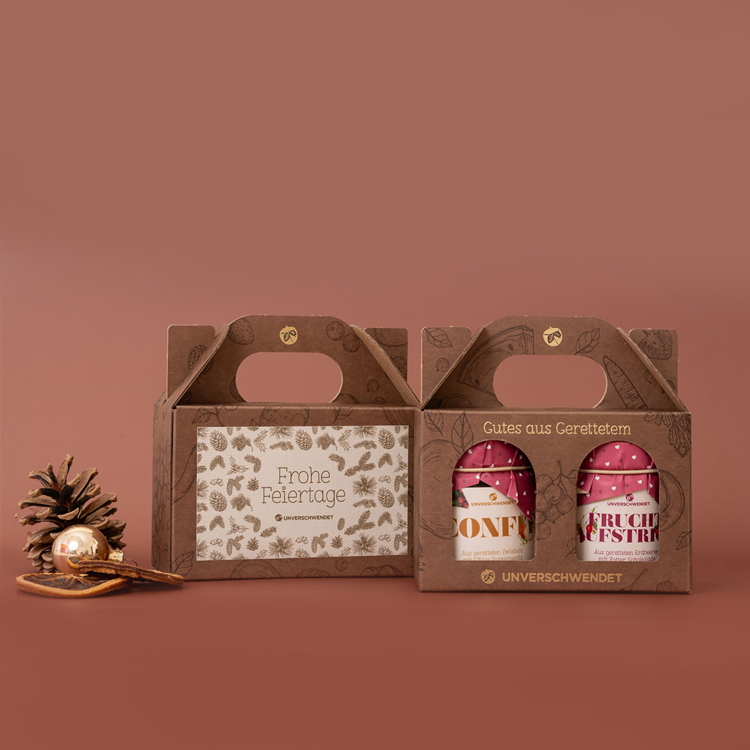 Duett Genussfreunde Weihnachten Tannenzapfen