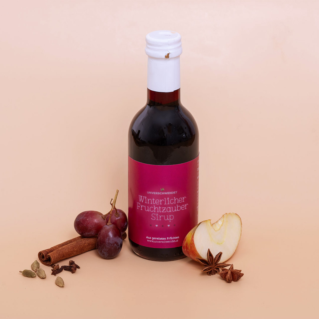 Winterlicher Fruchtzauber Sirup 0,25l