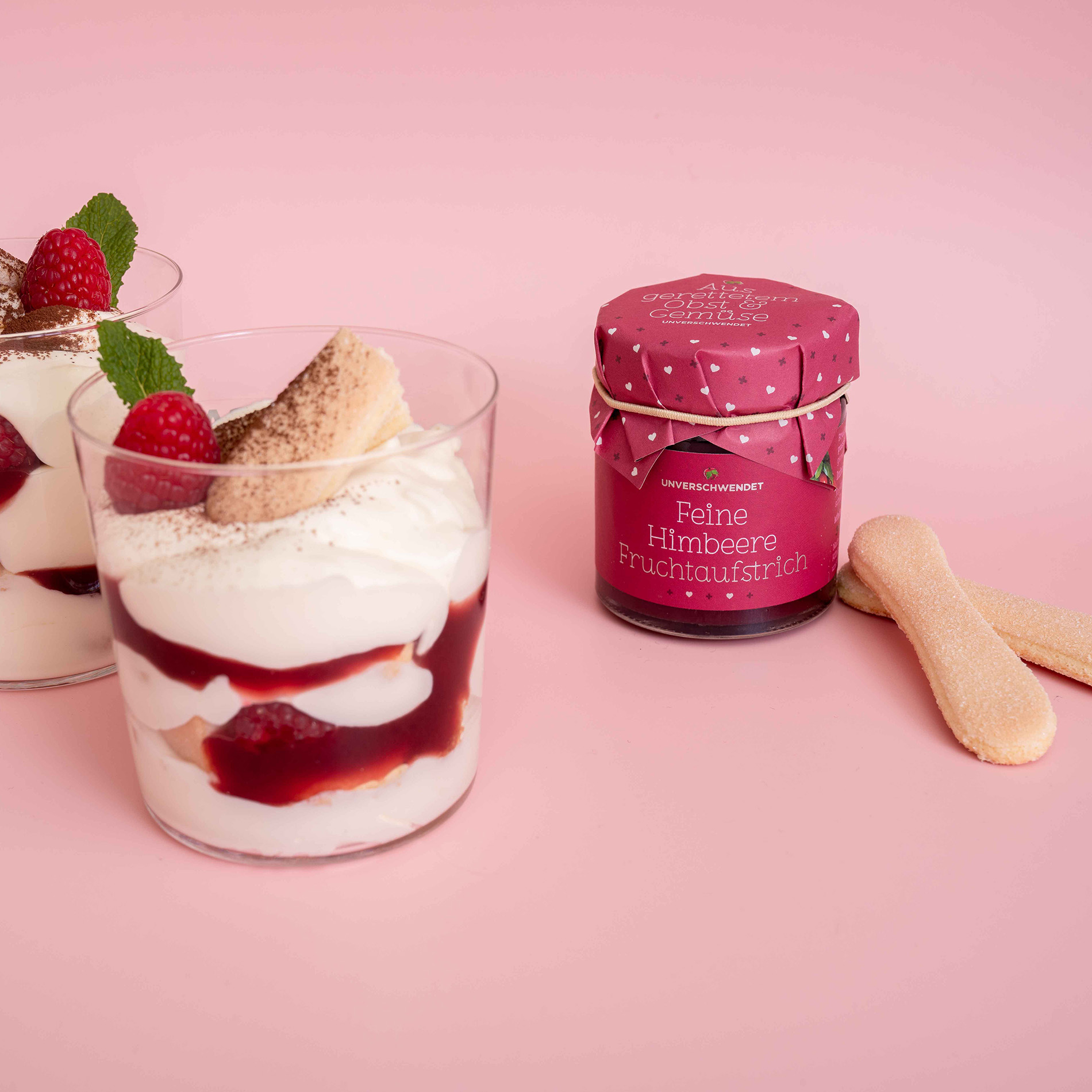 Feine Himbeere Fruchtaufstrich Feine Himbeere Fruchtaufstrich