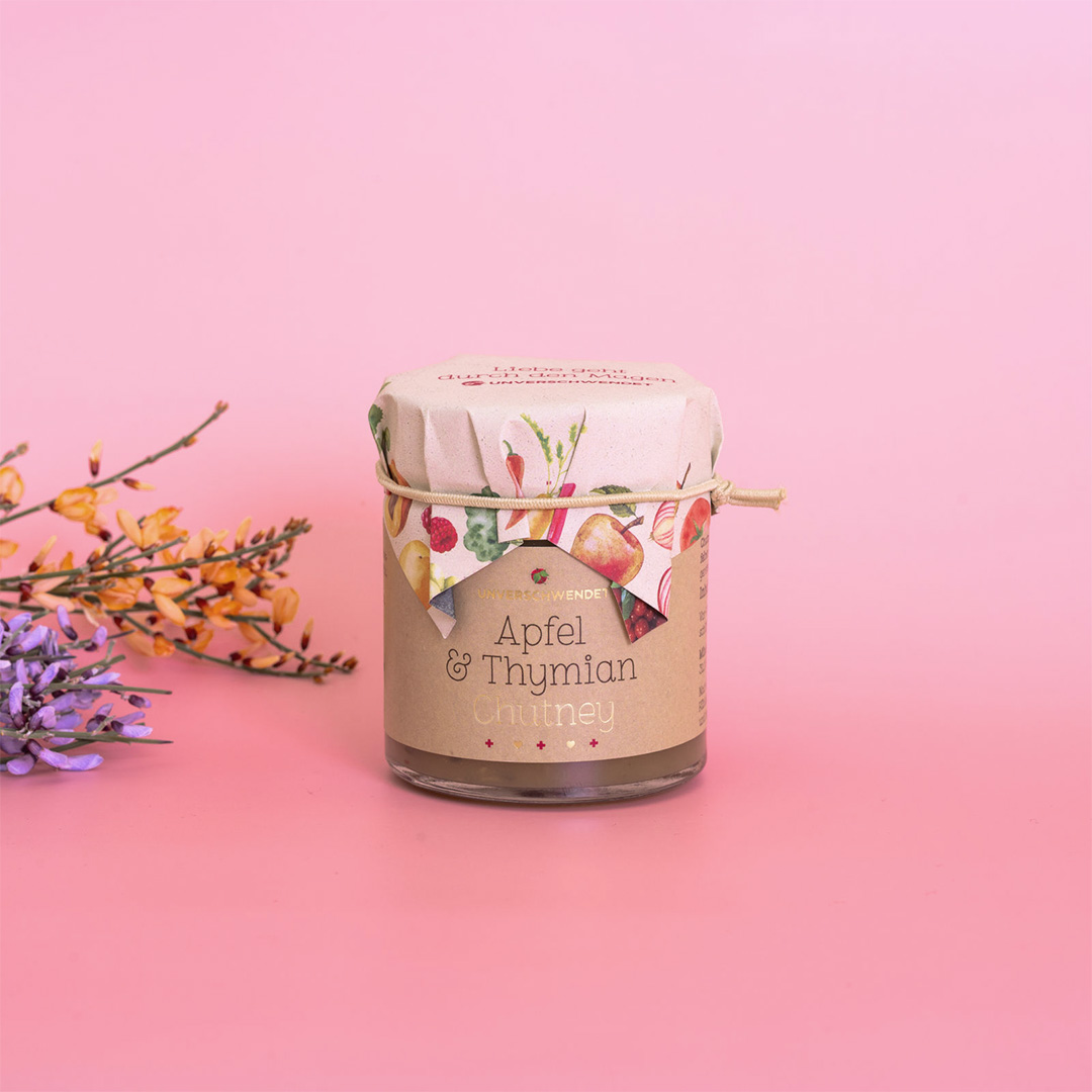 Apfel & Thymian Chutney Liebe Apfel & Thymian Chutney Liebe